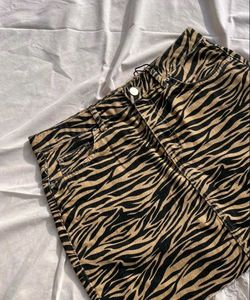 Mini Cheetah Print Skirt