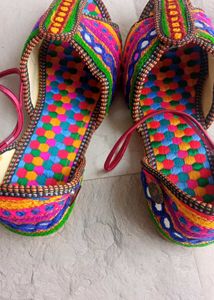 Colorful Ethnic Flats