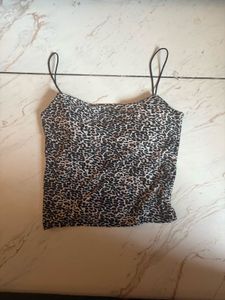 Leopard Print Cami Top for girl made in Thailand