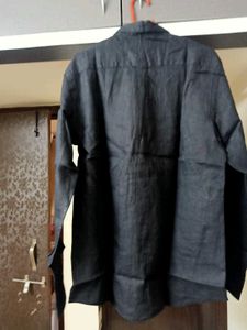FINAL PRICE NEW Ralph Lauren Black Linen Shirt