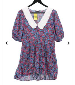 PriceDrop| Vintage Peterpan Collar Floral Playsuit