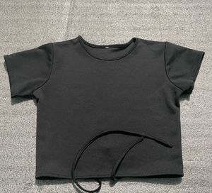 Black Crop Top For Women
