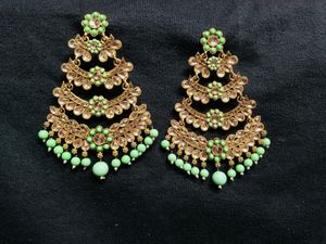Sea green Earrings