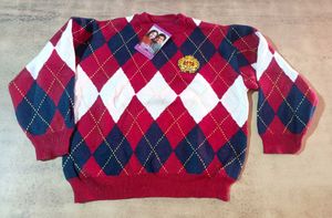 Argyle Pattern Sweater