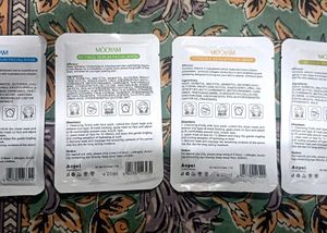 K-BEAUTY Serum Facial Masks (Set of 4)
