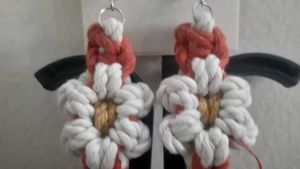 MACRAME (handmade ) earrings