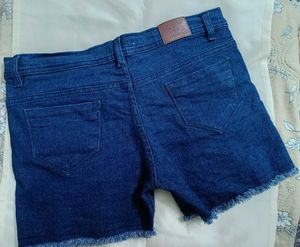 Blue Denim Shorts