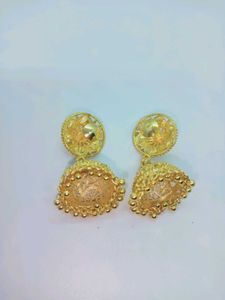 Brand New Golden Jhumka With FREE POD BAGS