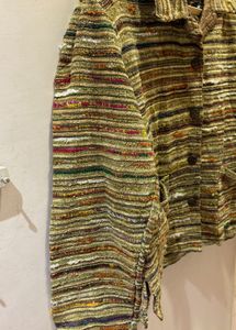 Unique Striped Texture Jacket