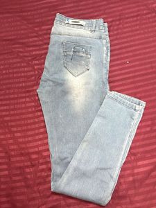 Low rise light Wash Denim Jeans