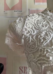 White Embroidery Lacy Top