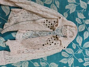 Lace Embellished Jacket