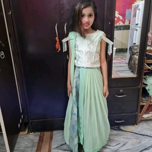 Green Lehgha Choli