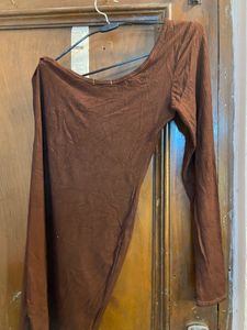 One Shoulder Ribbed Bodycon Dress
