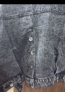 Stylish Gray Denim Jacket