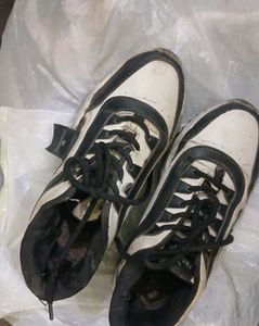 Stylish Black &amp; White Sneakers