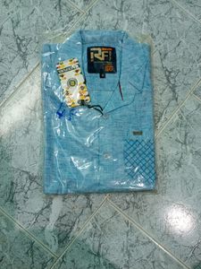RF Mens Shirt Blue Color Size S