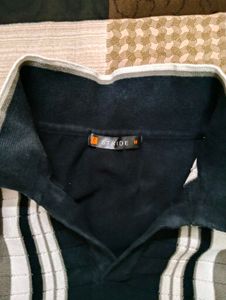 Striped Black Polo Shirt