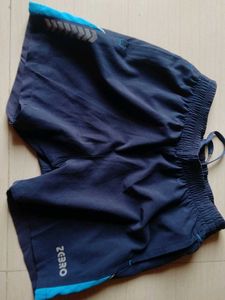 Zebro Navy Blue Athletic Shorts
