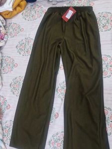 Olive Green Wide Leg Pants - New!