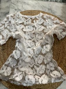 Floral Lace Crop Top