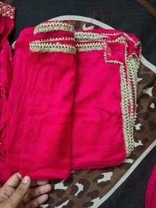 Pink Embroidered Kurta Set