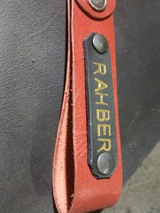Nameplate Keychain|Leather Keyring