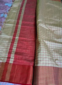 Checked Saree