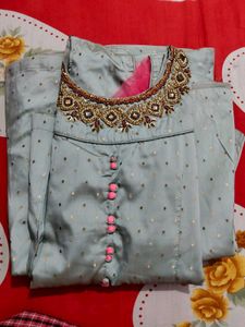 Elegant Blue Kurta Set