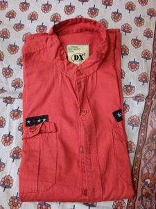 Red Cargo Shirt