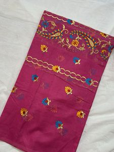 🩷Pure Cotton Embroidered Dress Material