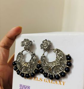 Premium Quality, Black Jhumka