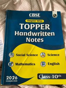 CBSE Class 10 Topper Handwritten Notes