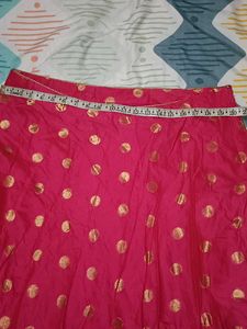 Pink &amp; Gold Polka Dot Blouse