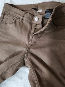 H&amp;M Brown Flared Bootcut Y2k Jeans