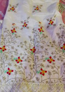 Elegant Embroidered Anarkali Dress With Dupatta