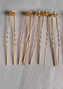 Pearl Hair Pins (Set of 5)