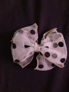 Polka-Dot Bowknot Hairpin