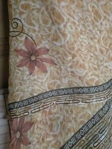 Without Blause Saree