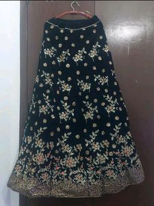 Designer Velvet Lehenga