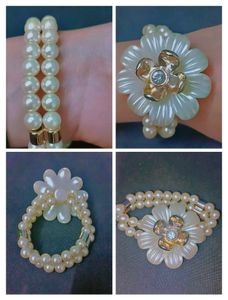 Ear tops + Hand breslet + 🎁