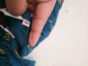 Stylish Teal Ethnic dress