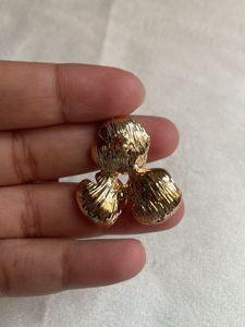 Metal Base Resin Earrings