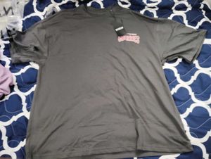 Shein cherry Gray Graphic Print Oversized T-Shirt