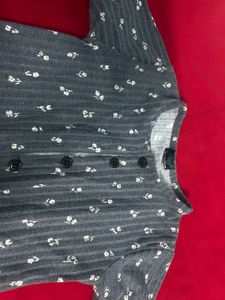 Floral Button-Down Top