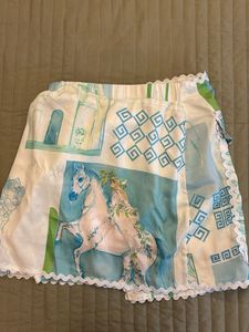 Printed Button-Down Shirt and skirt co-it’s set