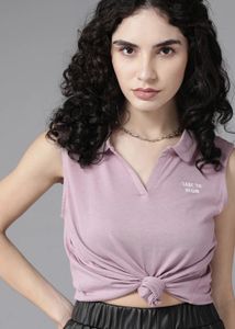 Mauve Sleeveless Top