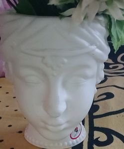 Plastik Pot Lady Face Me