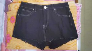Denim Skirt And Shorts