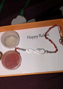 Giva Ring And Rakhi Silver